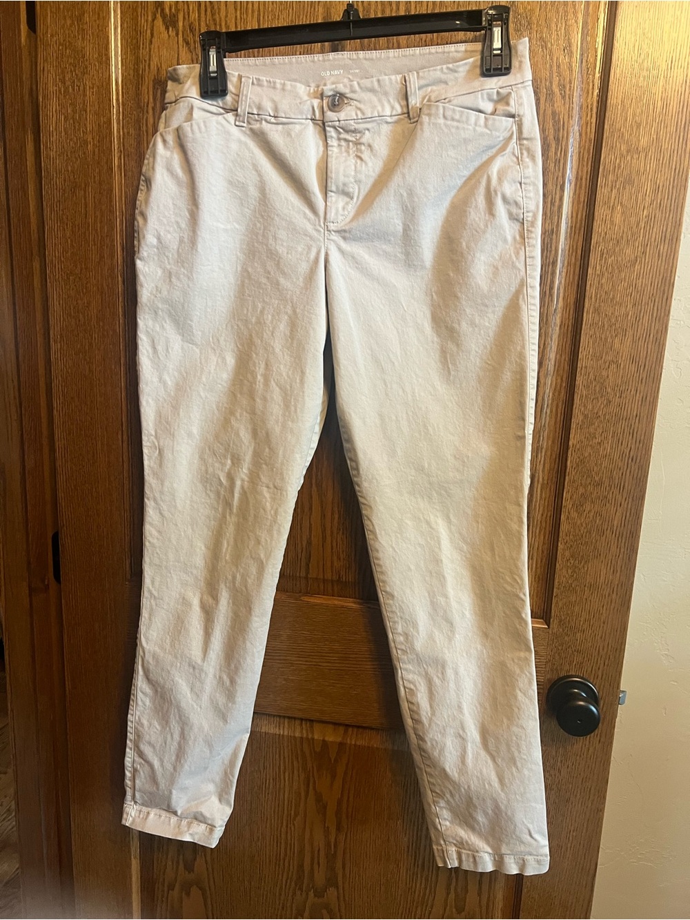 Old Navy Skinny Chinos in Light Beige